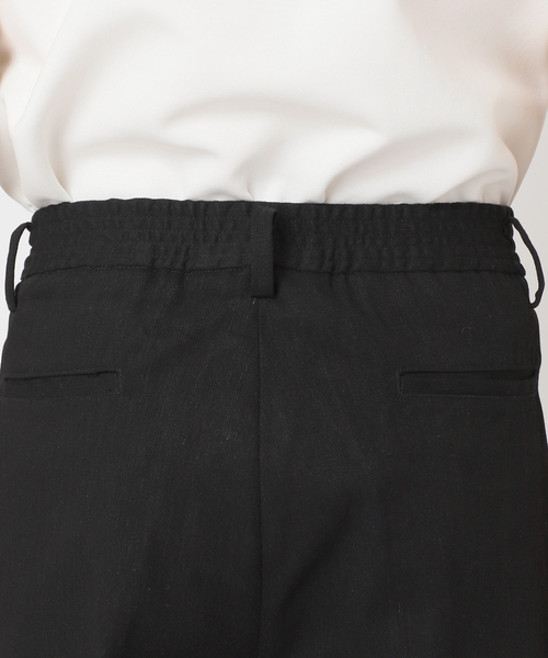 417 EDIFICE（フォーワンセブンエディフィス）の「2タック ワイドデニム（デニムパンツ・メンズ・ブラック/ネイビー/ブラウン・MEDIUM/LARGE/SMALL）」の6枚目の写真