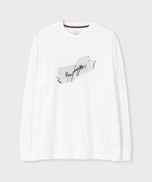 "Ripped Tag" ロングスリーブTシャツ / 243500 049X