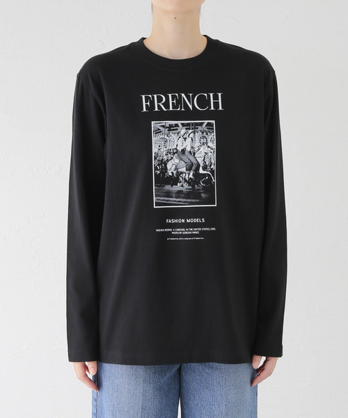 La TOTALITE(ラトータリテ)の「【GOOD ROCK SPEED/グッドロックスピード】 LIFE FRENCH ロンT(Tシャツ/カットソー・レディース・ブラック・FREE)」の5枚目の写真