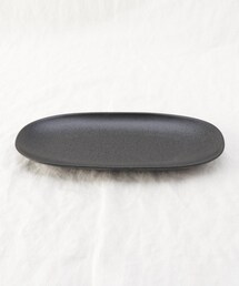 212 KITCHEN STORE(トゥワントゥキッチンストア)の楕円 長盛皿 黒マット(食器)