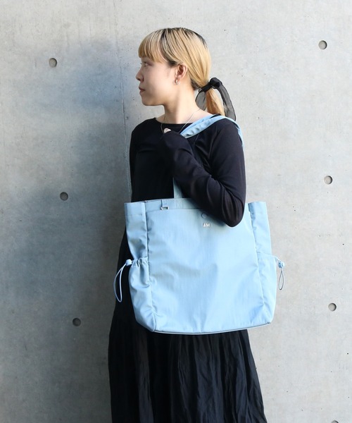 ACCOMMODE(アコモデ)の「ホビーポケットトートバッグ 推し活バッグ(トートバッグ・レディース・マスタード/ワインレッド/ブラック/ブルー/ダークグリーン・FREE)」の4枚目の写真