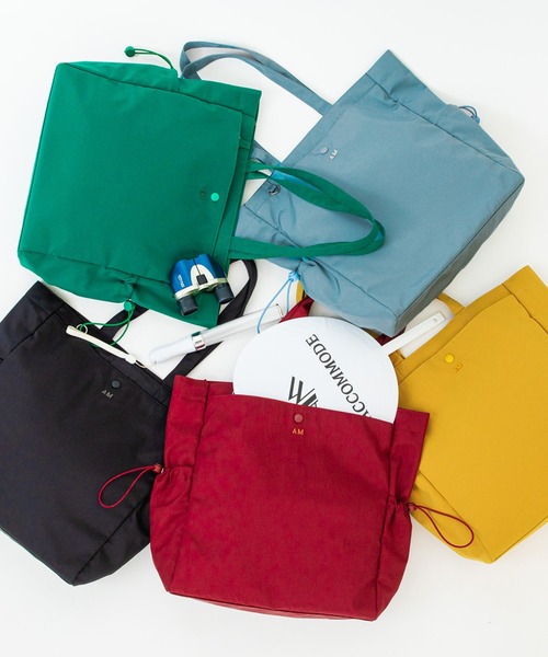 ACCOMMODE(アコモデ)の「ホビーポケットトートバッグ 推し活バッグ(トートバッグ・レディース・マスタード/ワインレッド/ブラック/ブルー/ダークグリーン・FREE)」の15枚目の写真