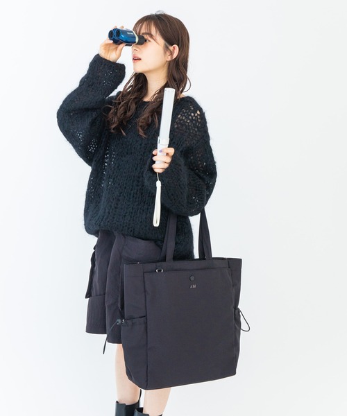 ACCOMMODE(アコモデ)の「ホビーポケットトートバッグ 推し活バッグ(トートバッグ・レディース・マスタード/ワインレッド/ブラック/ブルー/ダークグリーン・FREE)」の18枚目の写真