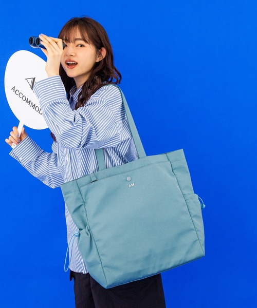ACCOMMODE(アコモデ)の「ホビーポケットトートバッグ 推し活バッグ(トートバッグ・レディース・マスタード/ワインレッド/ブラック/ブルー/ダークグリーン・FREE)」の22枚目の写真