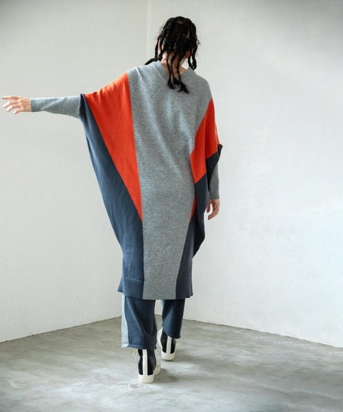 OSMOSIS（オズモーシス）の「2WAY配色ニットパンツ（その他パンツ・レディース・ブラウン/ブラック/グレー・ONE SIZE）」の18枚目の写真
