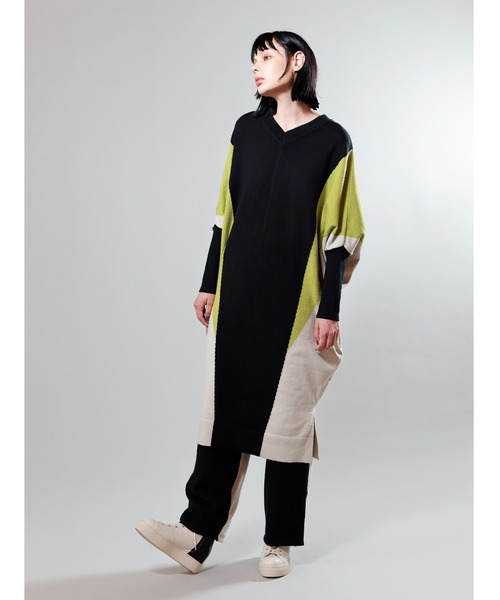 OSMOSIS（オズモーシス）の「2WAY配色ニットパンツ（その他パンツ・レディース・ブラウン/ブラック/グレー・ONE SIZE）」の19枚目の写真