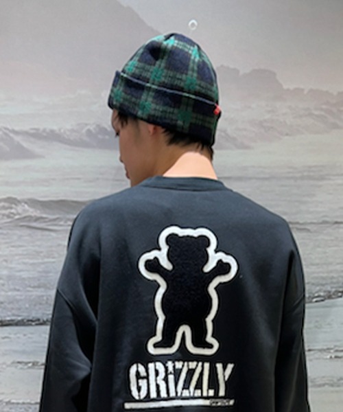 Manhattan Portage（マンハッタンポーテージ）の「Manhattan Portage/マンハッタンポーテージ ビーニー JACQUAR PATTERN KNIT CAP MP304（ニットキャップ/ビーニー・メンズ・チャコールグレー×ブラック/ネイビー/レオパード・FREE）」の21枚目の写真
