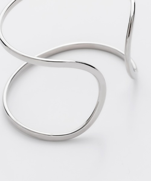 ciite'（シーテ）の「ダブルラインバングル（バングル/リストバンド・レディース・シルバー/ゴールド・FREE）」の8枚目の写真