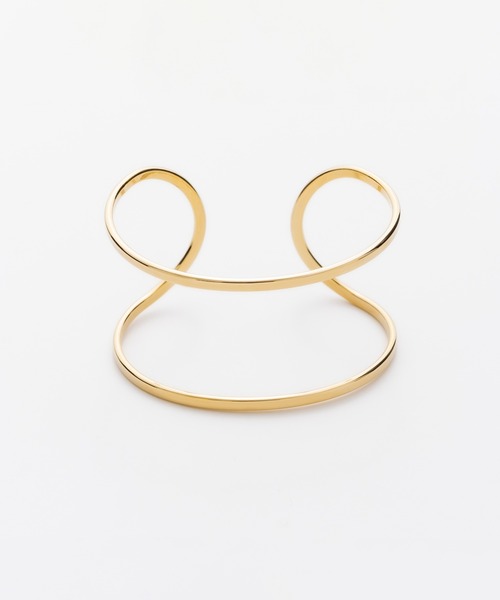 ciite'（シーテ）の「ダブルラインバングル（バングル/リストバンド・レディース・シルバー/ゴールド・FREE）」の4枚目の写真