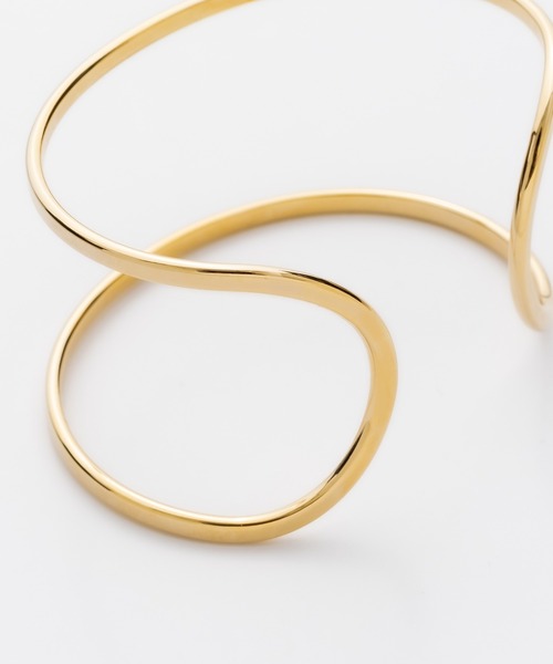 ciite'（シーテ）の「ダブルラインバングル（バングル/リストバンド・レディース・シルバー/ゴールド・FREE）」の5枚目の写真
