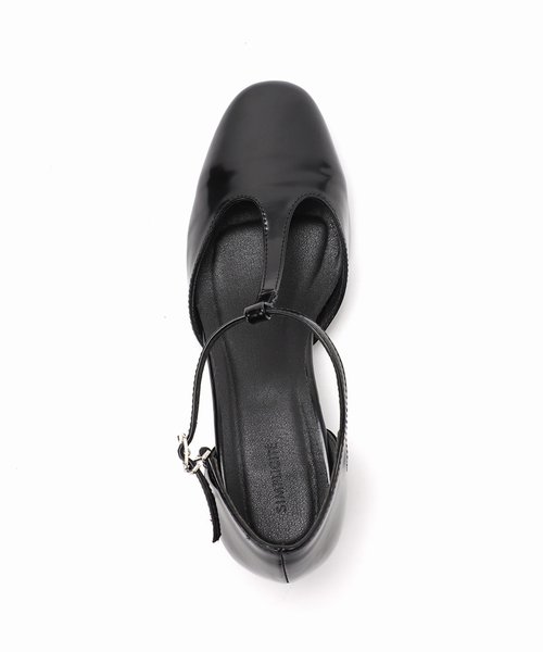 B.C STOCK（ベーセーストック）の「パテントTストラップヒール（パンプス・レディース・ブラック/ブラウン・SMALL/MEDIUM/LARGE）」の16枚目の写真