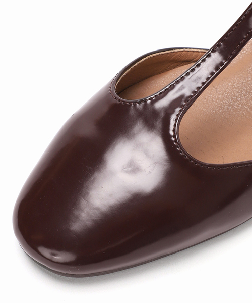 B.C STOCK（ベーセーストック）の「パテントTストラップヒール（パンプス・レディース・ブラック/ブラウン・SMALL/MEDIUM/LARGE）」の21枚目の写真