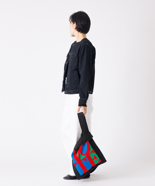 THRIFTY LOOK/スリフティールック】ニットトートバッグ