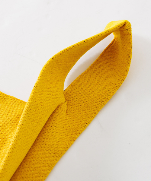 THRIFTY LOOK(スリフティールック)の「【THRIFTY LOOK/スリフティールック】ニットトートバッグ / ミニトート(トートバッグ・レディース・イエロー/ブラック・フリー)」の16枚目の写真