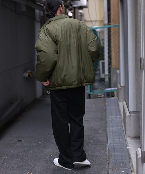 n'OrLABEL（ノアールレーベル）の「『スタンドカラー中綿ブルゾン』（ブルゾン・メンズ・ブラック/カーキ・L/M）」の7枚目の写真