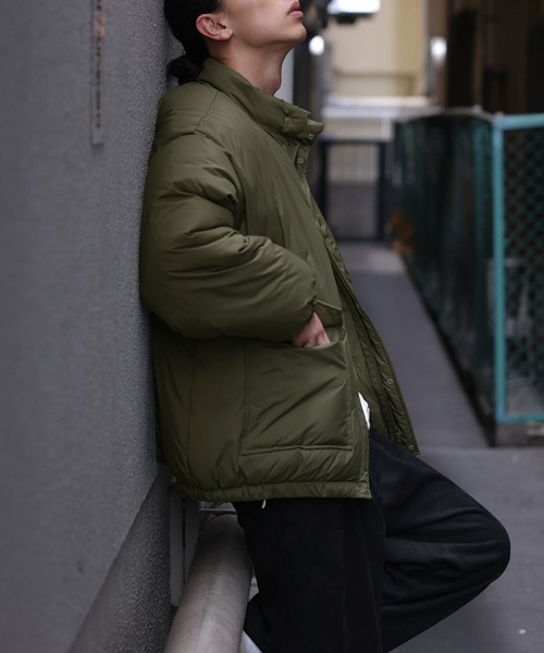 n'OrLABEL（ノアールレーベル）の「『スタンドカラー中綿ブルゾン』（ブルゾン・メンズ・ブラック/カーキ・L/M）」の5枚目の写真