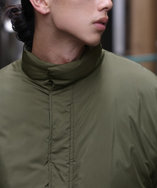 n'OrLABEL（ノアールレーベル）の「『スタンドカラー中綿ブルゾン』（ブルゾン・メンズ・ブラック/カーキ・L/M）」の8枚目の写真