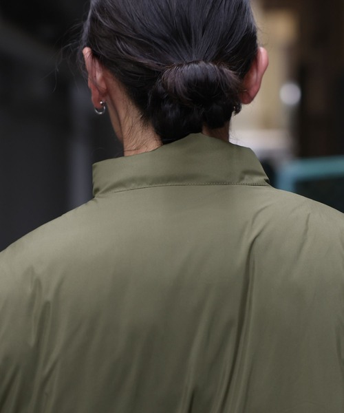 n'OrLABEL（ノアールレーベル）の「『スタンドカラー中綿ブルゾン』（ブルゾン・メンズ・ブラック/カーキ・L/M）」の9枚目の写真