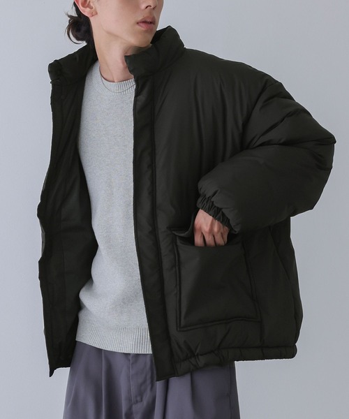 n'OrLABEL（ノアールレーベル）の「『スタンドカラー中綿ブルゾン』（ブルゾン・メンズ・ブラック/カーキ・L/M）」の11枚目の写真