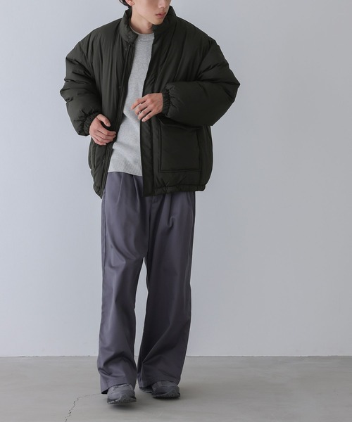 n'OrLABEL（ノアールレーベル）の「『スタンドカラー中綿ブルゾン』（ブルゾン・メンズ・ブラック/カーキ・L/M）」の12枚目の写真