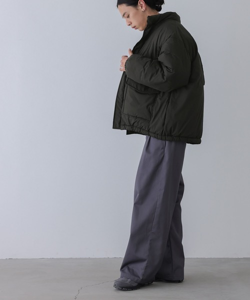 n'OrLABEL（ノアールレーベル）の「『スタンドカラー中綿ブルゾン』（ブルゾン・メンズ・ブラック/カーキ・L/M）」の13枚目の写真