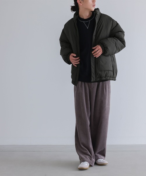 n'OrLABEL（ノアールレーベル）の「『スタンドカラー中綿ブルゾン』（ブルゾン・メンズ・ブラック/カーキ・L/M）」の14枚目の写真