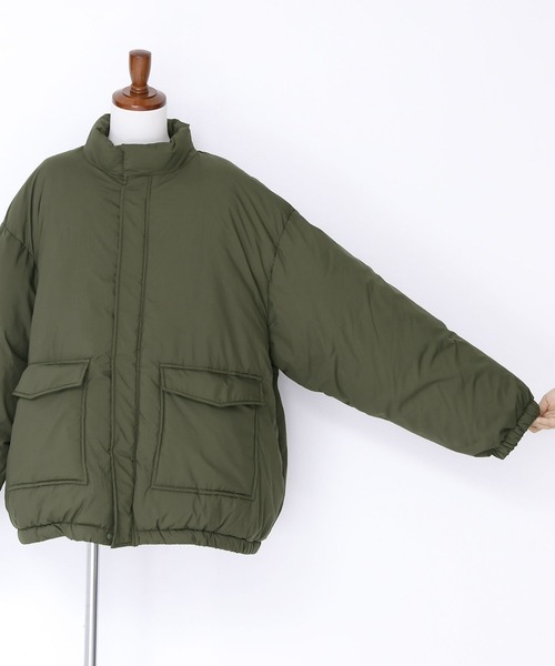 n'OrLABEL（ノアールレーベル）の「『スタンドカラー中綿ブルゾン』（ブルゾン・メンズ・ブラック/カーキ・L/M）」の18枚目の写真