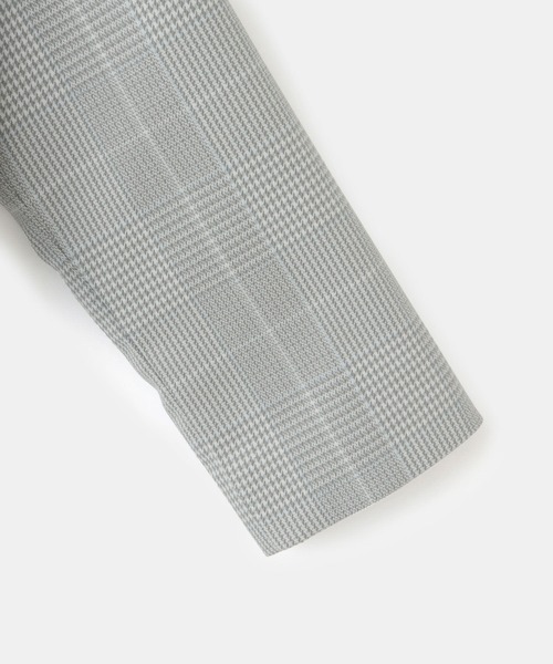 ROPE' PICNIC（ロペピクニック）の「【KIDS】セレモニーにも・セットアップ対応/ノーカラージャケット（ノーカラージャケット・キッズ・ライトグレー/ネイビー・110/150/130/120/140）」の7枚目の写真