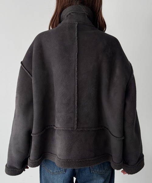 希少♡50♡XL♡CANALI カナーリ ムートンコート レザージャケット 希少