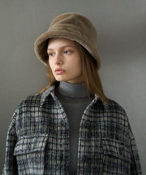 AMERICAN HOLIC（アメリカンホリック）の「ファーバケットハット（ハット・レディース・モカ/ブラック・FREE）」の11枚目の写真