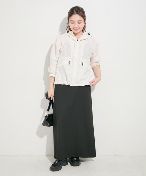 JOURNAL STANDARD（ジャーナルスタンダード）の「JS オケージョン＊トロストレッチスカート（スカート・レディース・ネイビー/チャコールグレー/ブラック・36/38）」の4枚目の写真