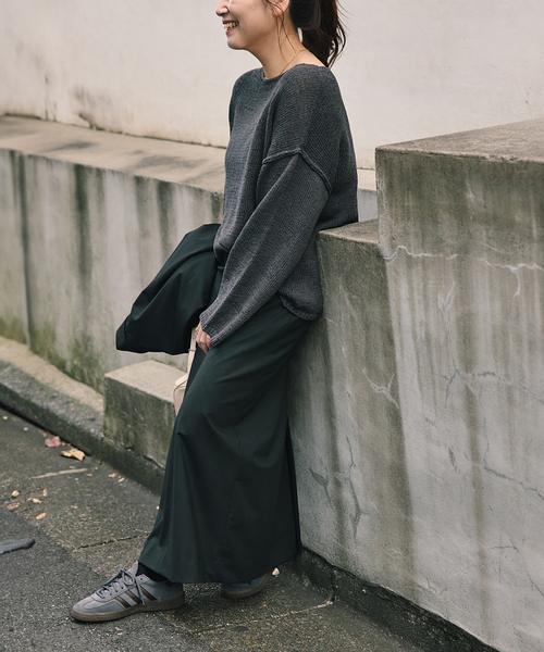 JOURNAL STANDARD（ジャーナルスタンダード）の「JS オケージョン＊トロストレッチスカート（スカート・レディース・ネイビー/チャコールグレー/ブラック・36/38）」の16枚目の写真