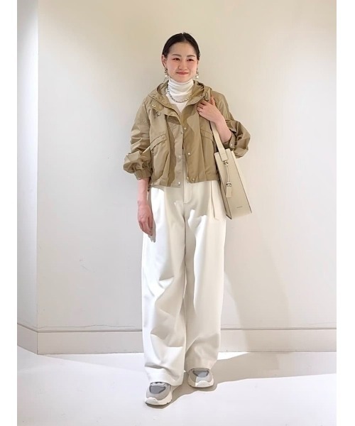 allureville(アルアバイル)の「ウールライクフランネルヨークレスパンツ(その他パンツ・レディース・オフホワイト/ホワイト/ブラック・1/2)」の16枚目の写真