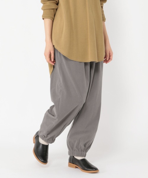 studio CLIP（スタディオクリップ）の「イージーコール裾ゴムパンツ[プチ・プラスサイズあり]（その他パンツ・レディース・グレー/アイボリー/ライトグレー/イエロー・LARGE/ﾌﾘｰ(L)/MEDIUM/PF）」の8枚目の写真