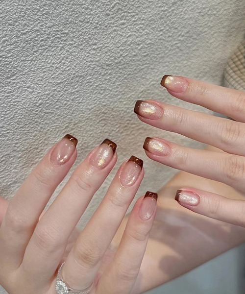 Doux Belle（ドゥーベル）の「簡単にネイルチップ ハンドネイルチップ 柄ネイル（ネイルシール/ネイルチップ・レディース・H/A/F/E/D/C/I/G/B/J・FREE）」の4枚目の写真