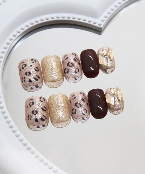 Doux Belle（ドゥーベル）の「簡単にネイルチップ ハンドネイルチップ 柄ネイル（ネイルシール/ネイルチップ・レディース・H/A/F/E/D/C/I/G/B/J・FREE）」の13枚目の写真