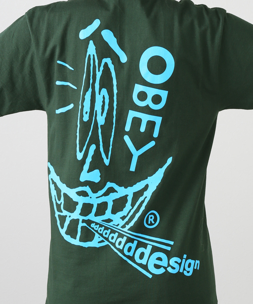 OBEY(オベイ)の「【OBEY / オベイ】DDDDESIGN 1652639 83(Tシャツ/カットソー・レディース・グリーン/ホワイト・SMALL/MEDIUM)」の14枚目の写真