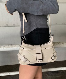 型押し2WAYショルダーバッグ