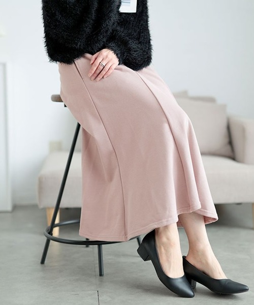 スウェットマーメイドスカート【大きいサイズ対応】（スカート）｜GOLDJAPAN（ゴールドジャパン） 5,479円