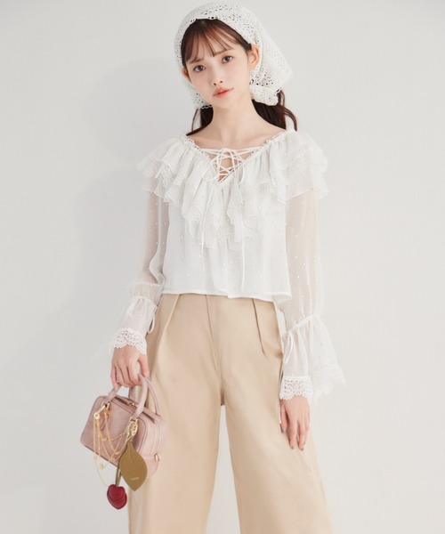 SNIDEL（スナイデル）の「バリエチャーム（チャーム・レディース・ゴールド/アイボリー/ブラック・FREE）」の16枚目の写真