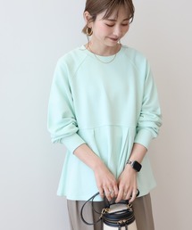 AMERICAN HOLIC | 袖ボリュームペプラムスウェット(スウェット)