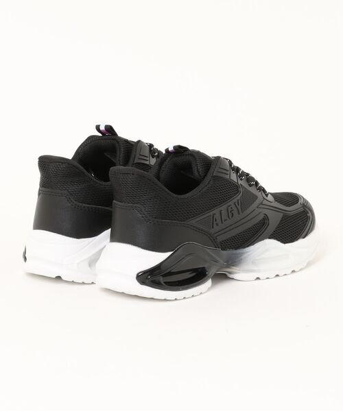 algy（アルジー）の「ALGY / シンプル ボリュームスニーカー（スニーカー・キッズ・ブラック/ホワイト・23.0cm/22.0cm/21.0cm/20.0cm/24.0cm）」の4枚目の写真