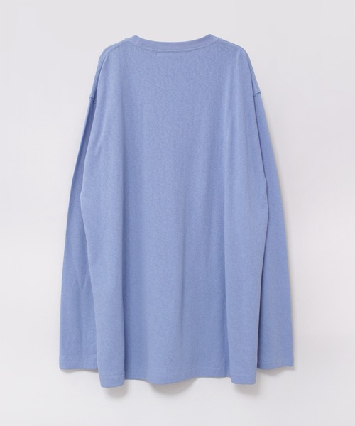 RNA(アールエヌエー)の「M2387 フラワーラビットロングT(Tシャツ/カットソー・レディース・ホワイト/ブルー・MEDIUM)」の9枚目の写真