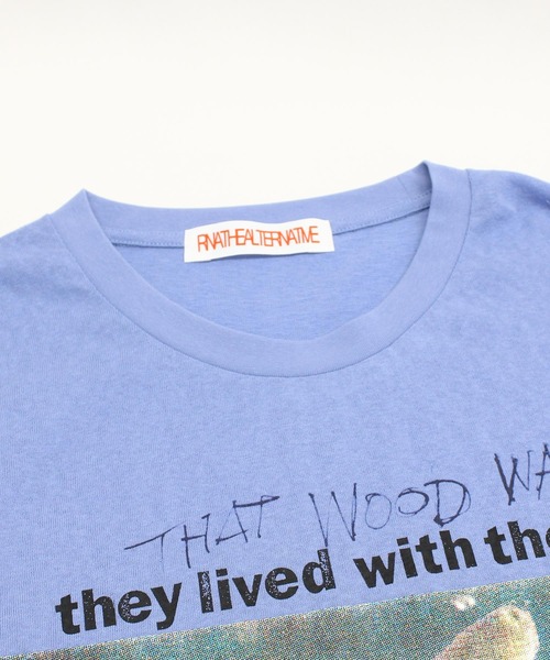 RNA(アールエヌエー)の「M2387 フラワーラビットロングT(Tシャツ/カットソー・レディース・ホワイト/ブルー・MEDIUM)」の14枚目の写真