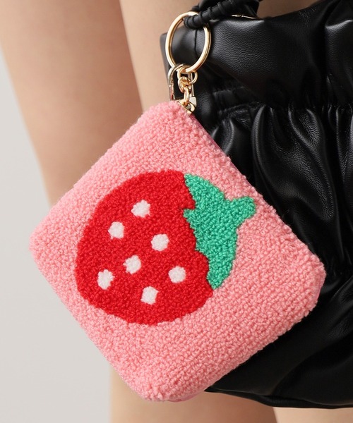 デザイン ふわふわ ミニポーチチャーム 小物入れ（ポーチ）｜ROOPTOKYO