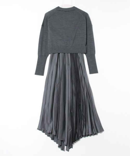 ALLSAINTS(オールセインツ)の「ADRIANA 2-IN-1 MIDI DRESS | ADRIANA 2-IN-1 ミディ ドレス・ワンピース(ワンピース・レディース・グレー系その他・XS/S/M)」の9枚目の写真