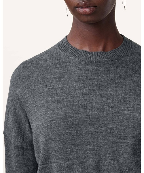 ALLSAINTS(オールセインツ)の「ADRIANA 2-IN-1 MIDI DRESS | ADRIANA 2-IN-1 ミディ ドレス・ワンピース(ワンピース・レディース・グレー系その他・XS/S/M)」の3枚目の写真