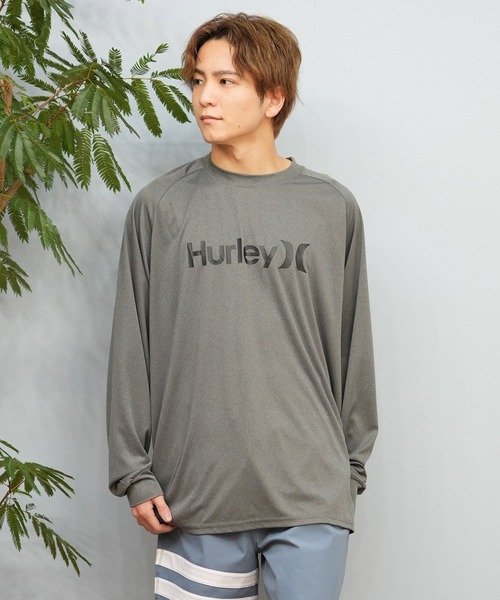 Hurley (ハーレー)の「Hurley/ハーレー 長袖/ロンT UVケアラッシュガード フロントロゴ MSRG251008(ラッシュガード・メンズ・ブラック/ホワイト/チャコールグレー・S/M/L)」の16枚目の写真