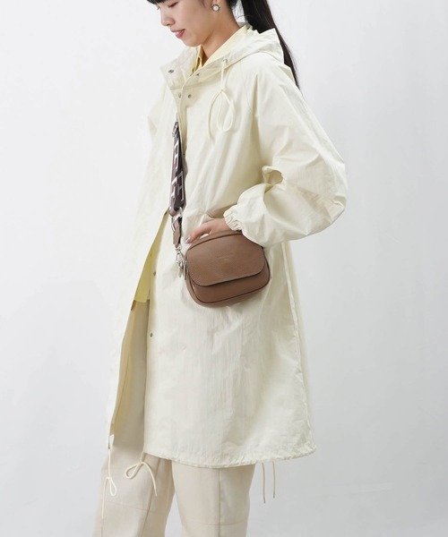 LUCA/LADY LUCK LUCA（ルカ/レディラックルカ）の「LC/LLL モッズコート/ナイロンロングモッズコート（モッズコート・レディース・ブラック/オフホワイト・FREE）」の15枚目の写真