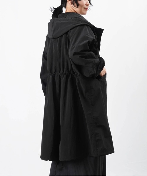 LUCA/LADY LUCK LUCA（ルカ/レディラックルカ）の「LC/LLL モッズコート/ナイロンロングモッズコート（モッズコート・レディース・ブラック/オフホワイト・FREE）」の13枚目の写真